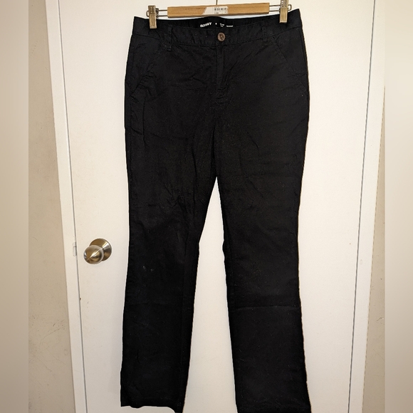 Old Navy High-Waisted Boot-Cut Pants - Black - Picture 2 of 3